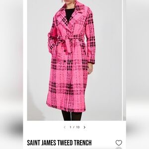 Akira- Saint James Pink Trench Coat